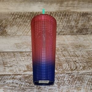 Starbucks Pink and Blue Ombre Tumbler